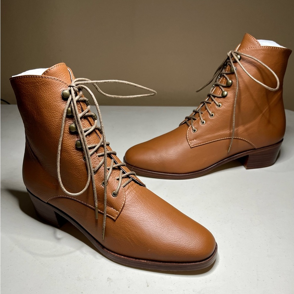 CHRISTY DAWN The Dawn Boot CANYON LEATHER Size 10 NEW Victorian Lace-Up Boots